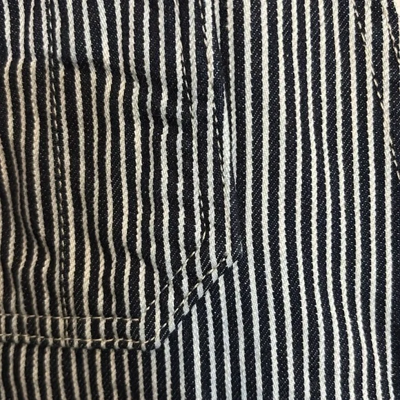 Gap Denim Stripe Loose Overalls - Picture 4 of 9